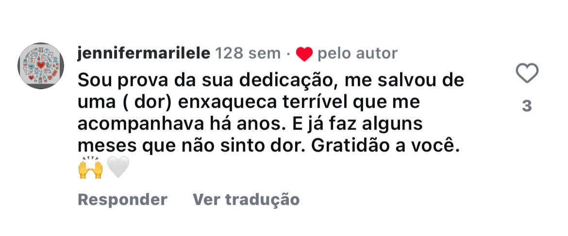 Depoimento de Cliente do Dr Victor Egypto. Oficial Especialista em tratamento da dor crônica em João Pessoa